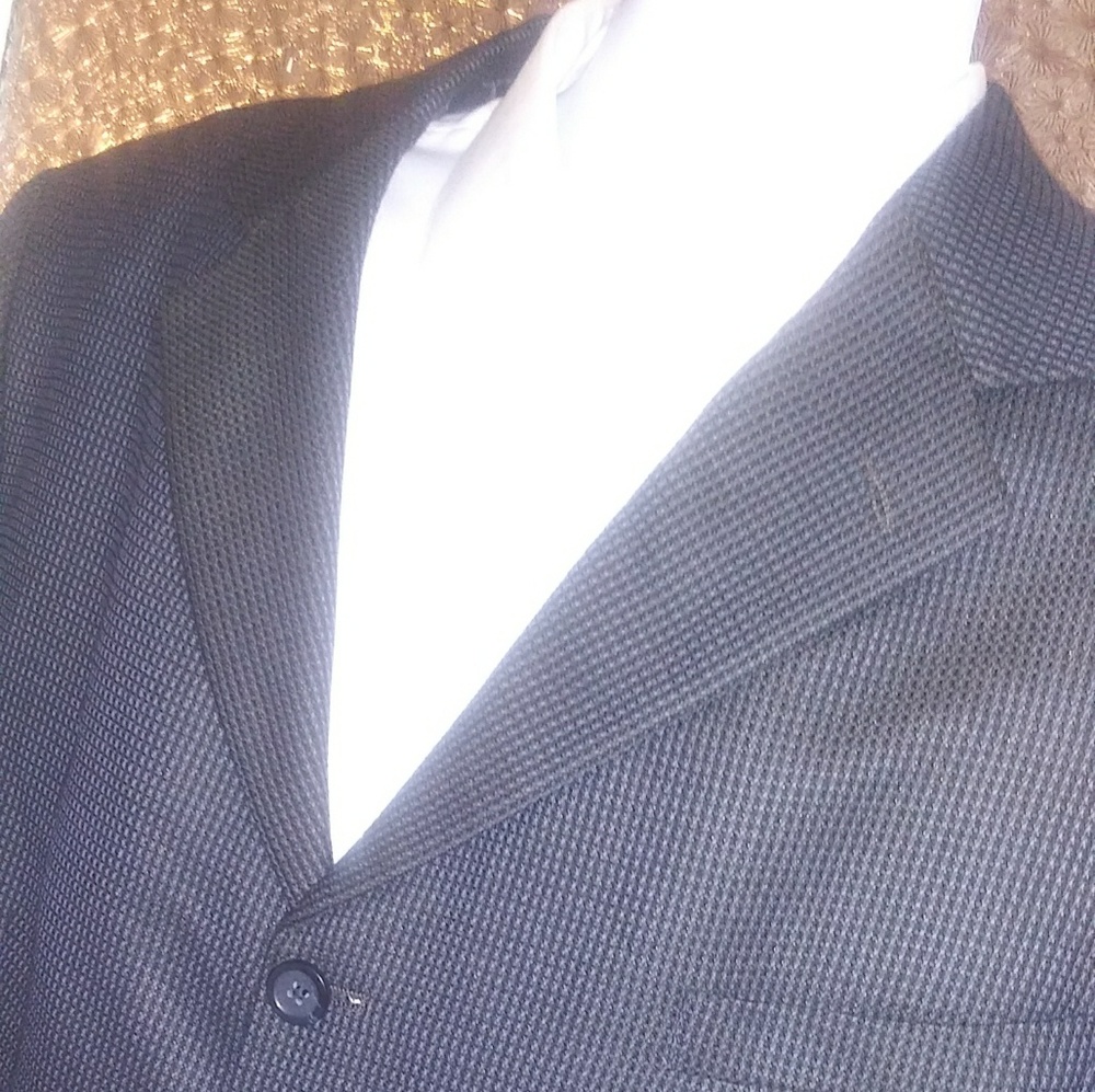 OSCAR DE LA RENTA Black Blazer Size 48L